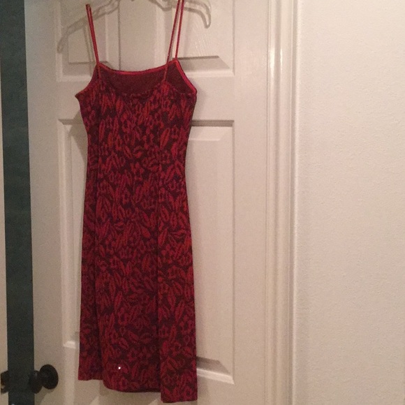 St John Knit sparkling Red Dress - Picture 6 of 14